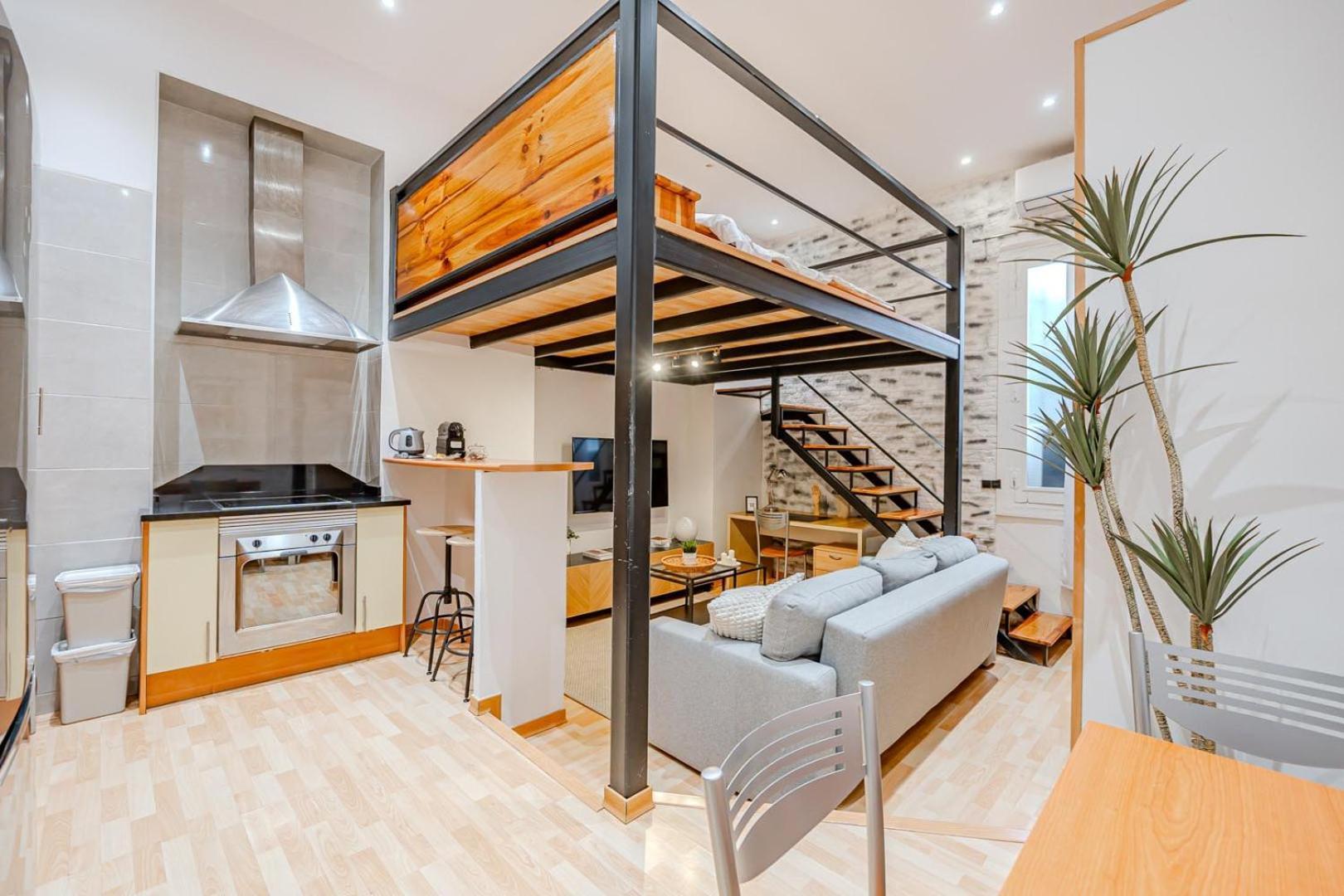דירות מדריד Increible Loft A 5 Min Del Retiro & Wizink מראה חיצוני תמונה